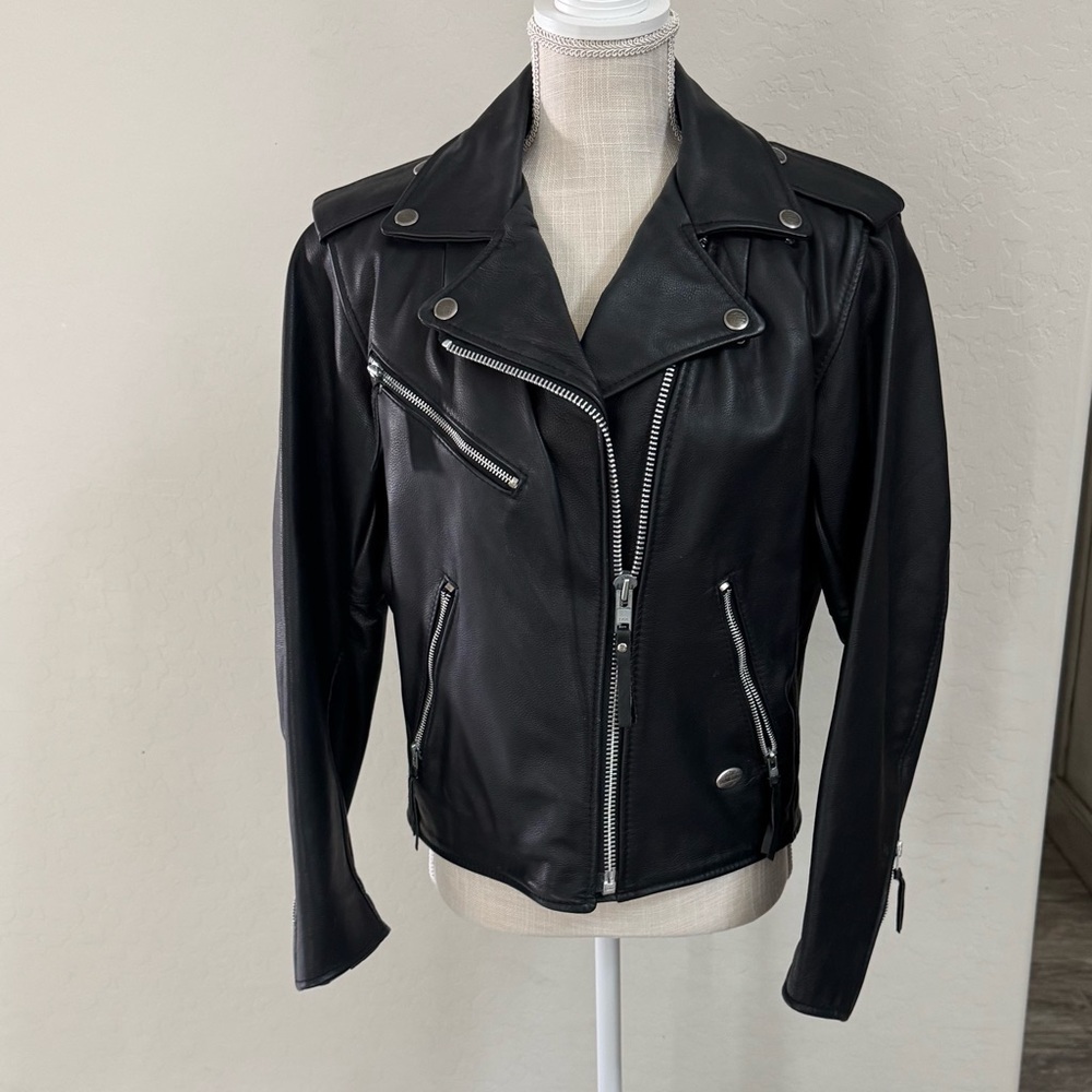 Harley-Davidson Vintage Black Leather Jacket